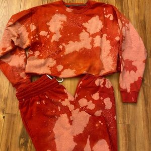 Handmade Tie-dye Sweatset